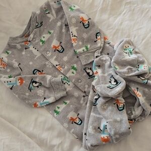 Carter's fleece sleeper, 9 months